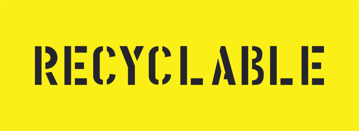 RECYCLABLE STENCIL 600 X 220