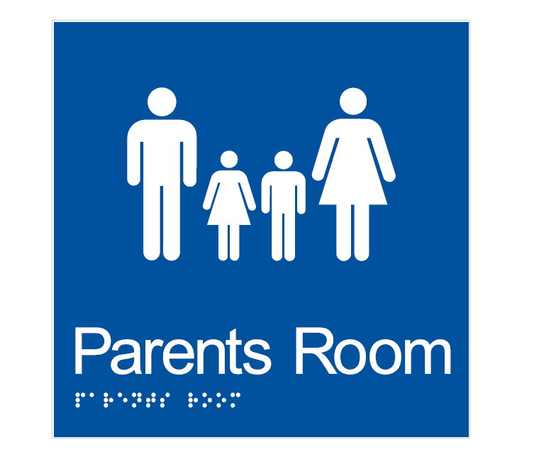BRAILLE PARENTS ROOM RESTROOM 180 X 180