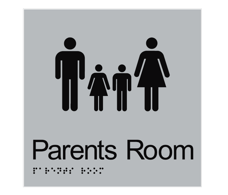 BRAILLE PARENTS ROOM RESTROOM 180 X 180