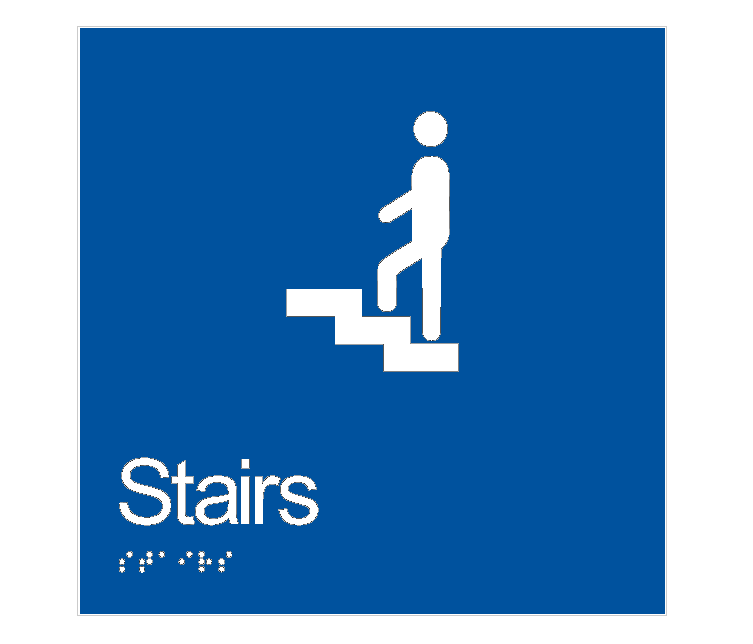 BRAILLE STAIRS 180 X 180