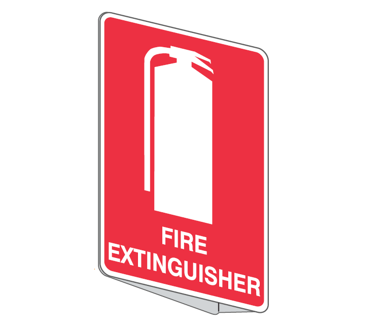 FIRE EXTINGUISHER WITH PICTO WALL MOUNT 225 X 300