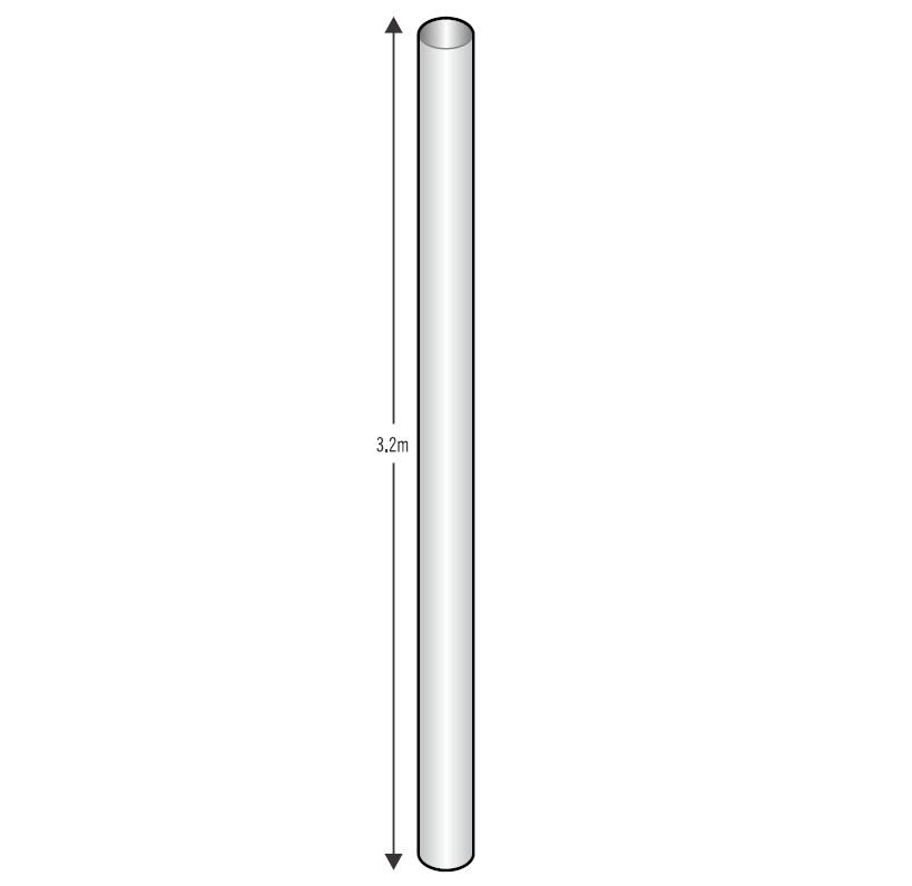 3.2M GALVANISED POST 50NB