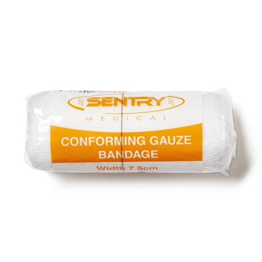 CONFORMING BANDAGE ELASTIC GAUZE 7.5CM