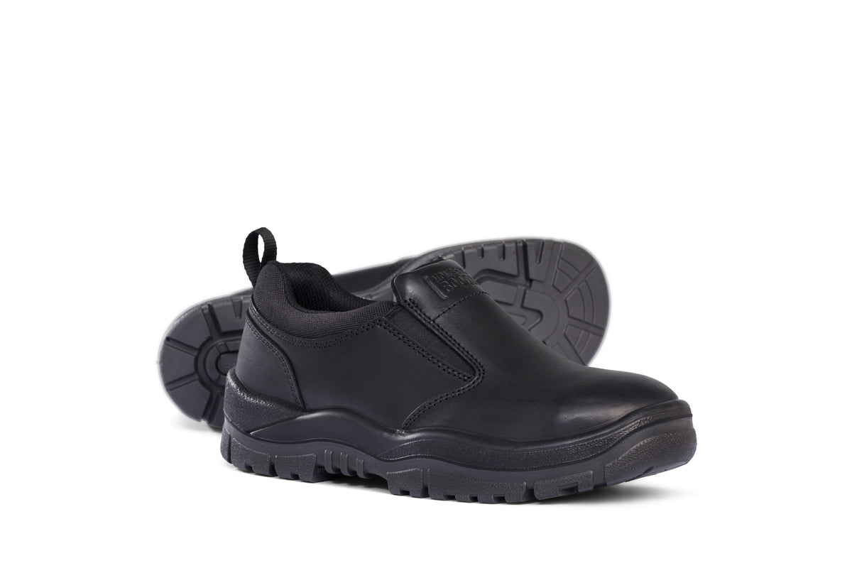 MONGREL BLACK SLIP ON SHOE