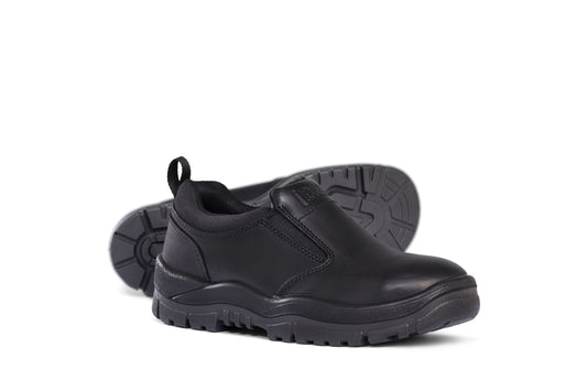 MONGREL BLACK SLIP ON SHOE