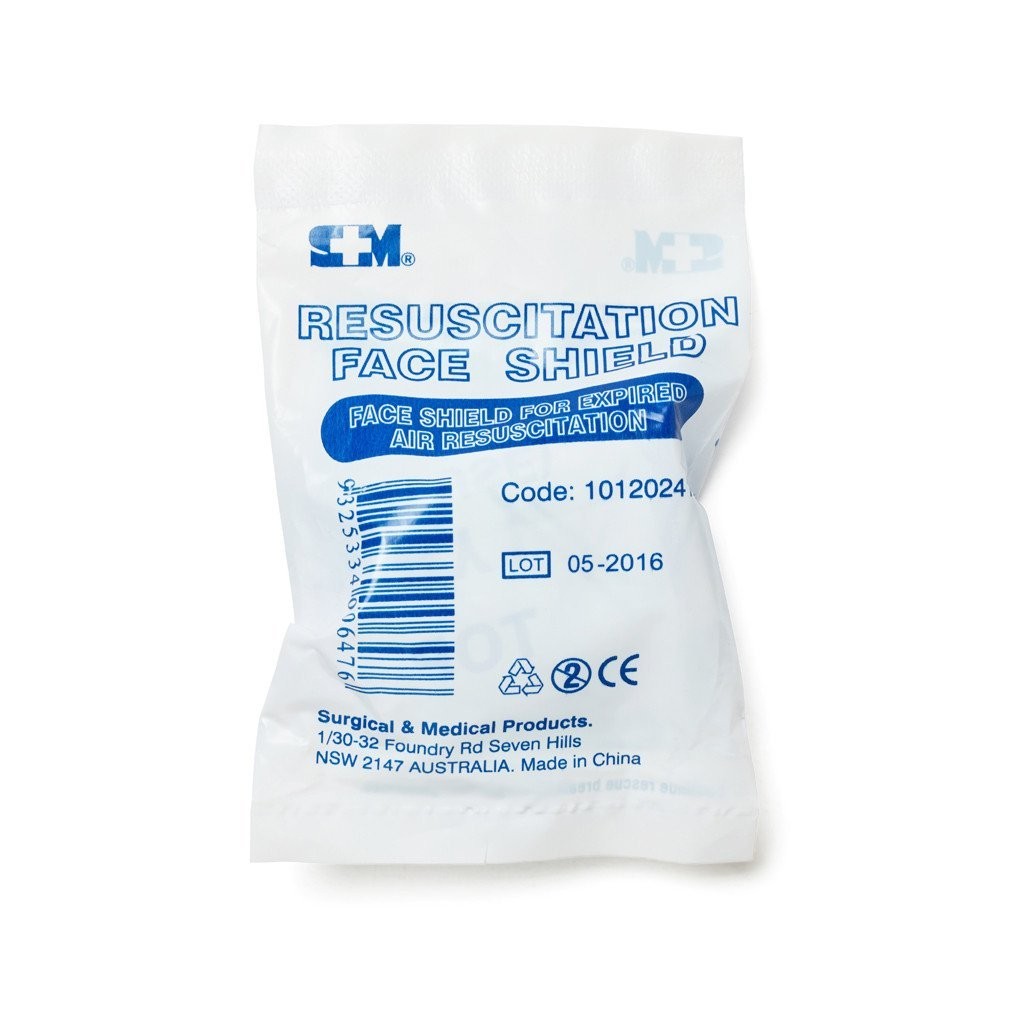 RESUSCITATION FACE SHIELD DISPOSABLE