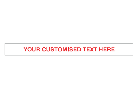 FLOOR MARKING TAPE CUSTOM TEXT ADHESIVE LABEL 50 X 1200