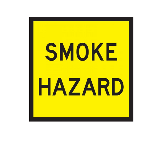 CORFLUTE SMOKE HAZARD 600 X 600
