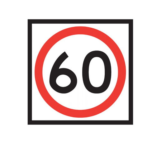 CORFLUTE SPEED LIMIT 60K 600 X 600