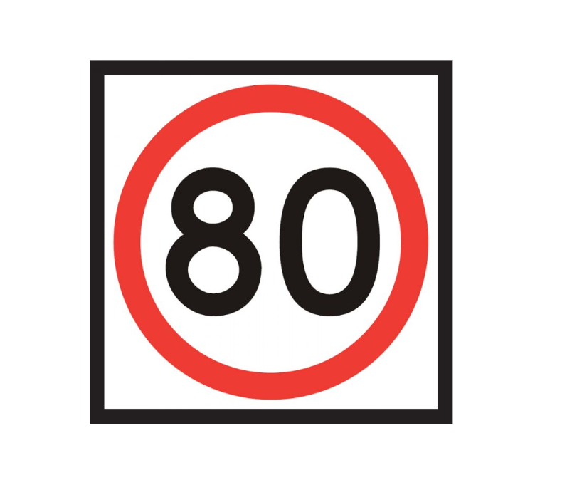CORFLUTE SPEED LIMIT 80K 600 X 600