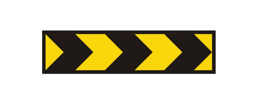 CORFLUTE TEMPORARY HAZARD 1200 X 300