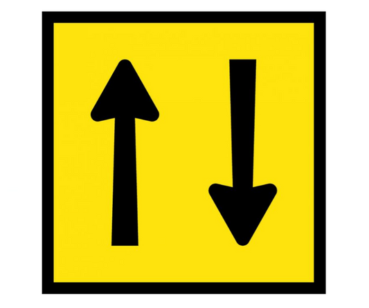 CORFLUTE TWO WAY TRAFFIC 600 X 600
