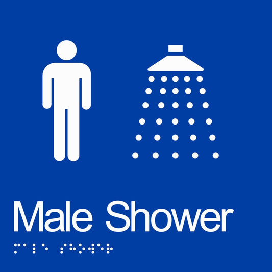 BRAILLE MALE SHOWER RESTROOM 180 X 180