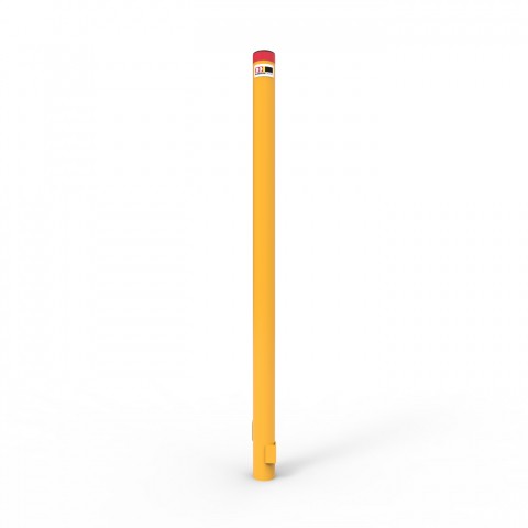 BOLLARD 63MM BELOW GROUND ECONOMY - GALVANISED & POWDER COATED