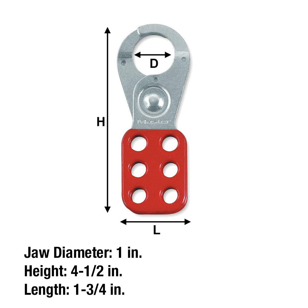 STEEL LOCKOUT HASP (25MM) JAW