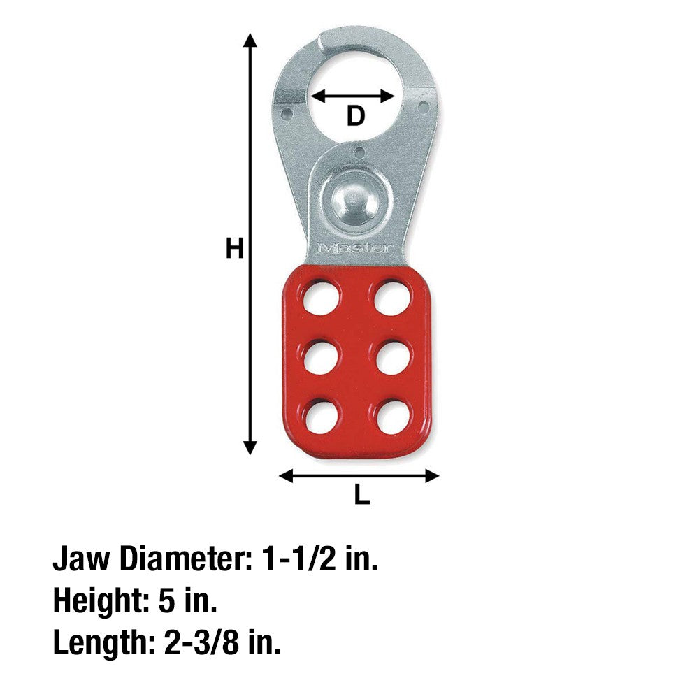STEEL LOCKOUT HASP (38MM) JAW
