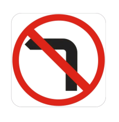 NO TURN 450 X 450