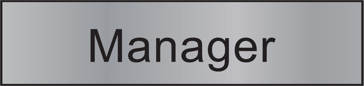 ENGRAVED MANAGER 200 X 48