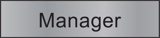 ENGRAVED MANAGER 200 X 48