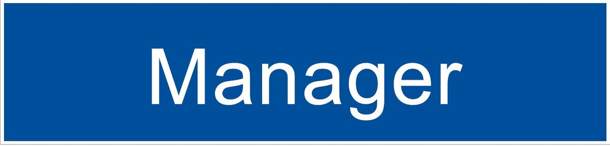ENGRAVED MANAGER 200 X 48