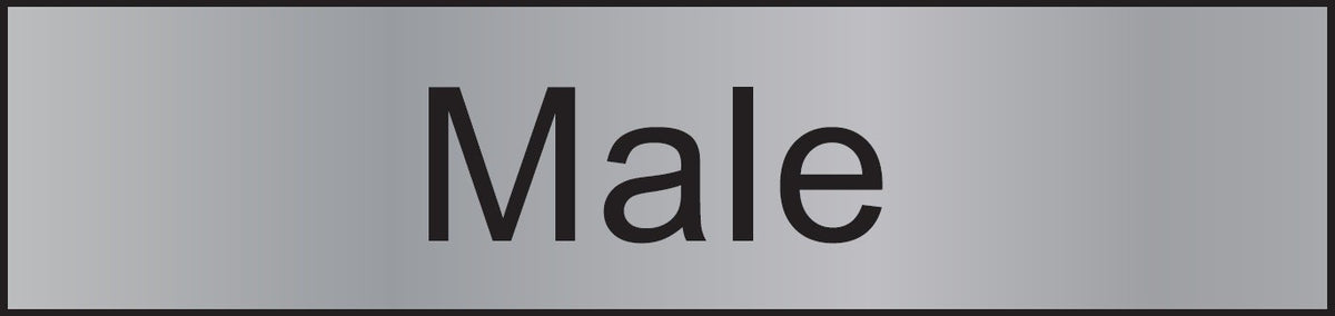 ENGRAVED MALE RESTROOM 200 X 48