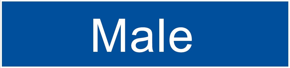 ENGRAVED MALE RESTROOM 200 X 48