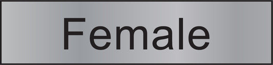 ENGRAVED FEMALE RESTROOM 200 X 48
