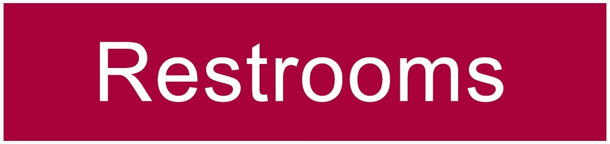 ENGRAVED RESTROOMS 200 X 48