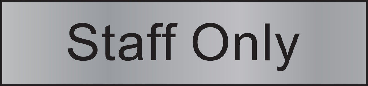 ENGRAVED STAFF ONLY 200 X 48