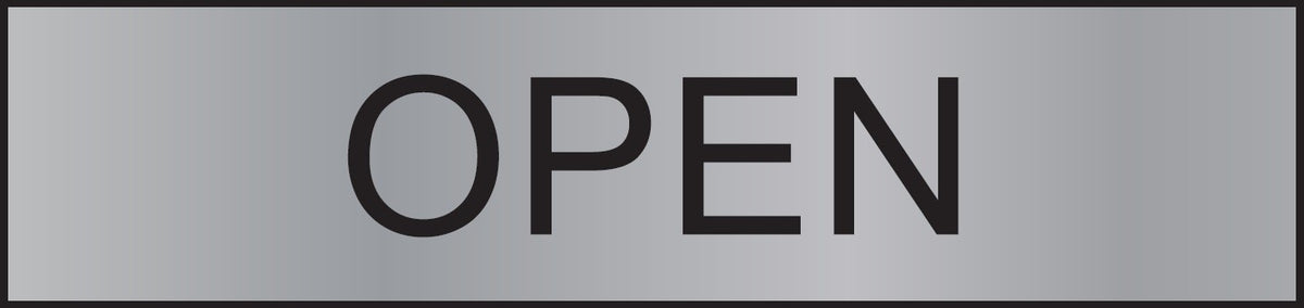 ENGRAVED OPEN 200 X 48