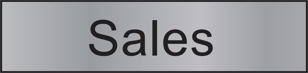 ENGRAVED SALES 200 X 48