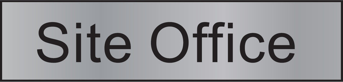 ENGRAVED SITE OFFICE 200 X 48