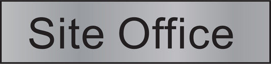 ENGRAVED SITE OFFICE 200 X 48