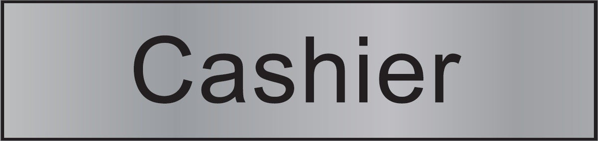 ENGRAVED CASHIER  200 X 48