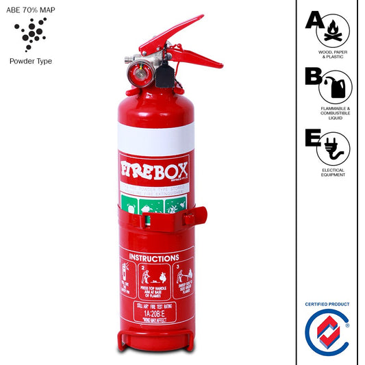 1.0 KG DRY CHEMICAL POWDER ABE EXTINGUISHER WITH VEHICLE BRACKET