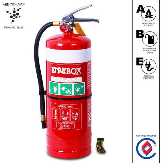 9.0 KG DRY CHEMICAL POWDER ABE EXTINGUISHER WITH WALL BRACKET