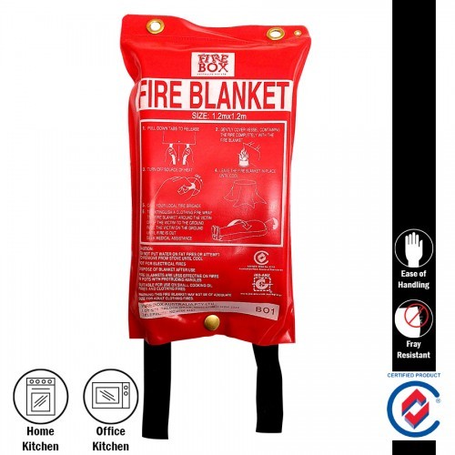 1.2M X 1.2M FIRE BLANKET