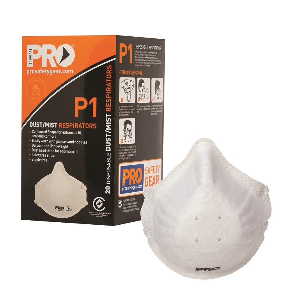 PROCHOICE DUST MASK P1 - BOX OF 20