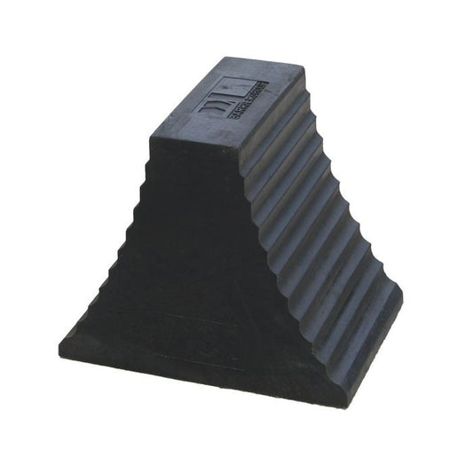 WHEEL CHOCK HEAVY DUTY DOUBLE SIDED - RECYCLED RUBBER
