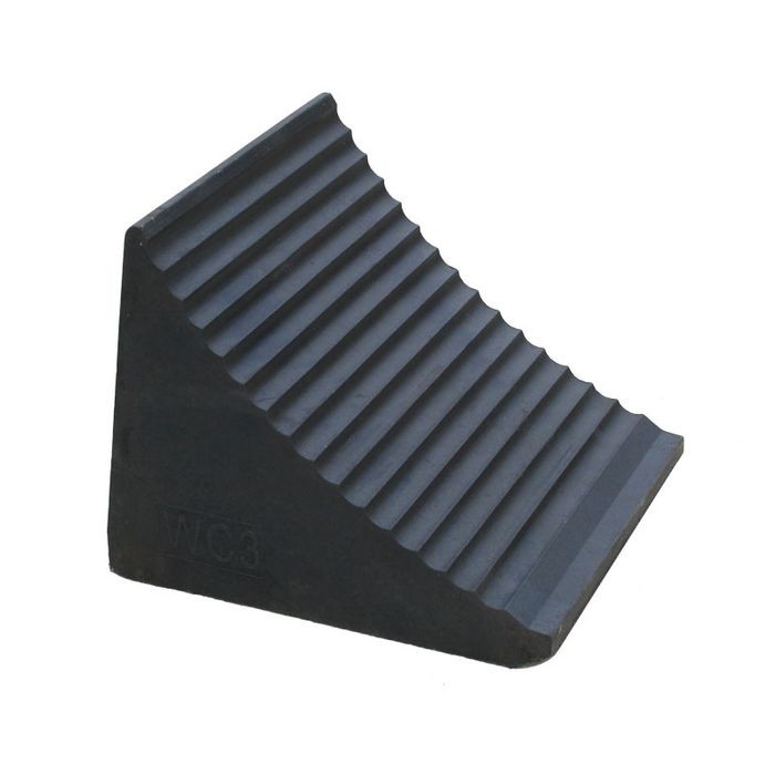 WHEEL CHOCK SUPER HEAVY DUTY - RECYCLED RUBBER