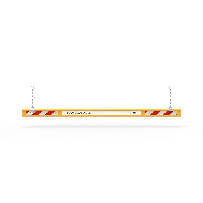 HEIGHT BAR 3M - POWDER COATED ALUMINIUM