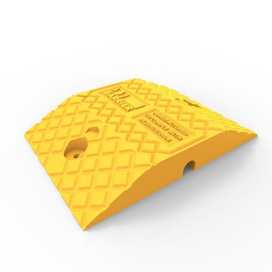 ECONOMY RUBBER SPEED HUMP BODY 250MM - YELLOW