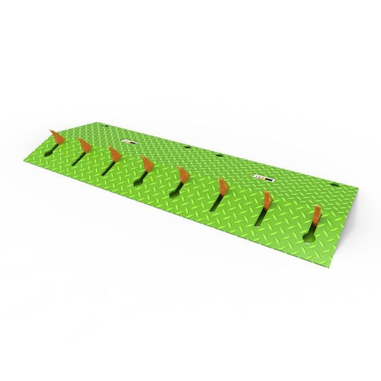 BLADE RUNNER ONE WAY ACCESS SPIKES 1M - POWDER COATED GREEN