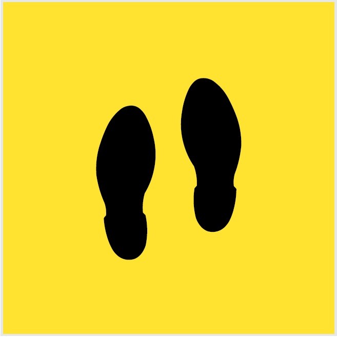 FOOTPRINT PICTO STENCIL 650 X 650