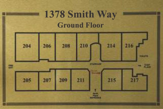 TAMPER PROOF METAL SIGNAGE FLOOR PLAN