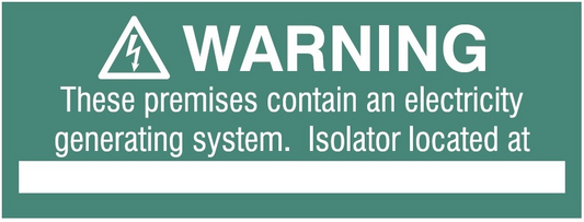 ENGRAVED UTILITY IDENTIFICATION LABEL