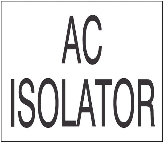 ENGRAVED UTILITY IDENTIFICATION LABEL