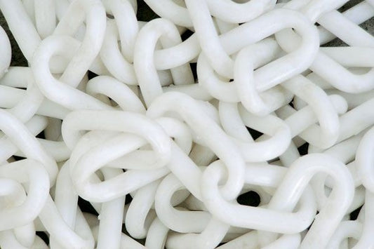 CHAIN 6MM PLASTIC 25M - WHITE