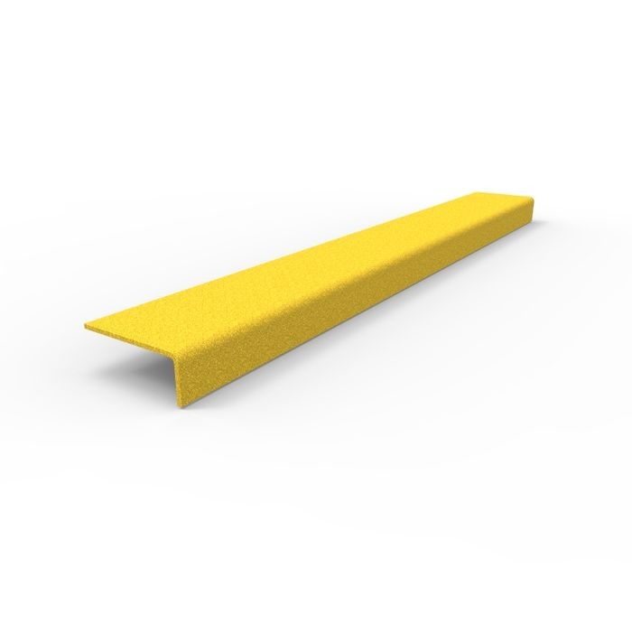 ANTI-SLIP STAIR NOSING 600 X 76 X 30 - FRP YELLOW