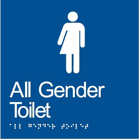 BRAILLE ALL GENDER TOILET RESTROOM 180 X 180